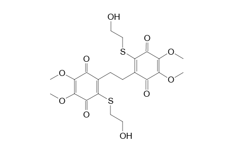 Bis[2,3-Dimethoxy-5-(2-hydroxyethylthio)-6-methylene-1,4-benzoquinone]
