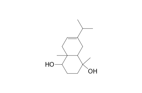 7,10-Dihydroxy-1,7-dimethyl-4-isopropylbicyclo[4.4.0]dec-3-ene