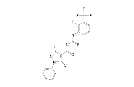 1-[2-FLUORO-3-(TRIFLUOROMETHYL)-PHENYL]-3-(5-CHLORO-3-METHYL-1-PHENYL-1H-PYRAZOLE-4-CARBONYL)-THIOUREA
