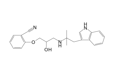 2-(2-Hydroxy-3-([2-(1H-indol-3-yl)-1,1-dimethylethyl]amino)propoxy)benzonitrile
