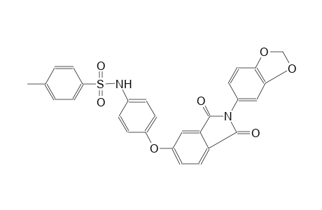 benzenesulfonamide, N-[4-[[2-(1,3-benzodioxol-5-yl)-2,3-dihydro-1,3-dioxo-1H-isoindol-5-yl]oxy]phenyl]-4-methyl-