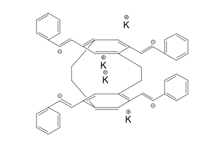 4,7,12,15-TETRASTYRYL-[2.2]-p-CYCLOPHANE-POTASSIUM-SALT