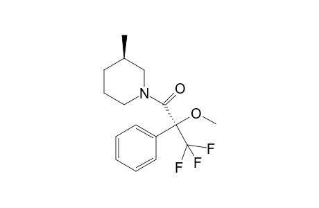 (2S)-3,3,3-trifluoro-2-methoxy-1-[(3R)-3-methyl-1-piperidinyl]-2-phenyl-1-propanone