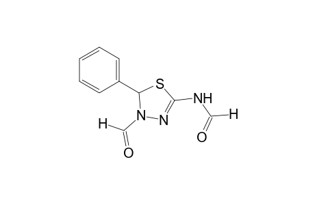 N-(4-formyl-5-phenyl-delta^2-1,3,4-thiadiazolin-2-yl)formamide