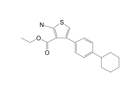 Ethyl 2-amino-4-(4-cyclohexylphenyl)-3-thiophenecarboxylate