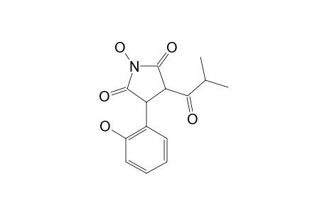 1-HYDROXY-3-(2-HYDROXYPHENYL)-4-ISOBUTYRYL-PYRROLIDINE-2,5-DIONE