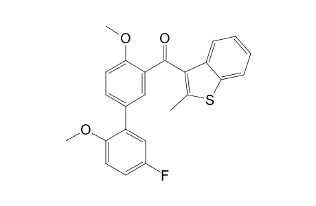 (5'-Fluoro-2',4-dimethoxy-1,1'-biphenyl-3-yl)(2-methyl-1-benzothiophen-3-yl)methanone