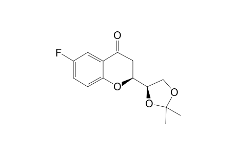(S,R)-2-[2',2'-Dimethyl-1',3'-dioxacyclopen-4'-yl]-2,3-dihydrochromen-4(4H)-one