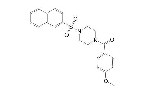 piperazine, 1-(4-methoxybenzoyl)-4-(2-naphthalenylsulfonyl)-