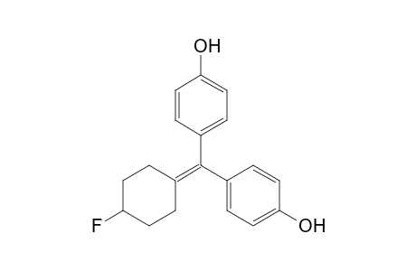 4-Fluoro-[bis(p-hydroxyphenyl)methylene]-cyclohexane