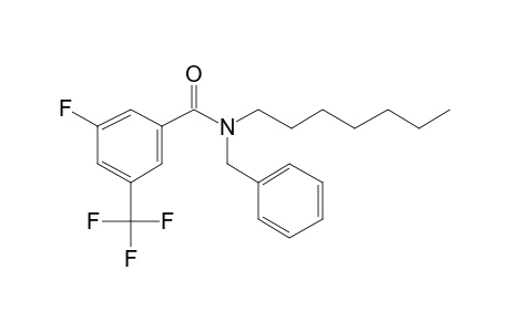 Benzamide, 3-fluoro-5-trifluoromethyl-N-benzyl-N-heptyl-