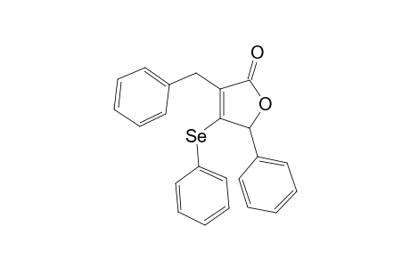 3-Benzyl-5-phenyl-4-phenylselanyl-5H-furan-2-one
