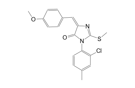 4H-imidazol-4-one, 3-(2-chloro-4-methylphenyl)-3,5-dihydro-5-[(4-methoxyphenyl)methylene]-2-(methylthio)-, (5E)-