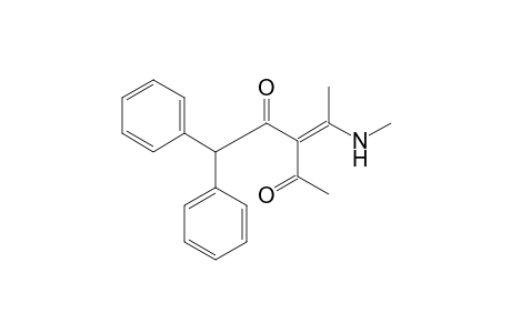 (3E)-3-[1-(methylamino)ethylidene]-1,1-diphenyl-pentane-2,4-dione