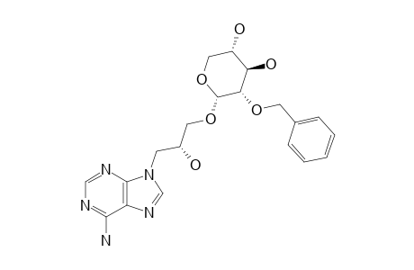 [(2S)-3-(6-AMINO-9H-PURIN-9-YL)-2-HYDROXYPROPYL]-2-O-BENZYL-ALPHA-D-XYLOPYRANOSIDE
