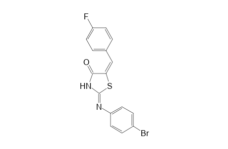 Thiazolidin-4-one, 2-(4-bromophenylimino)-5-(4-fluorobenzylidene)-