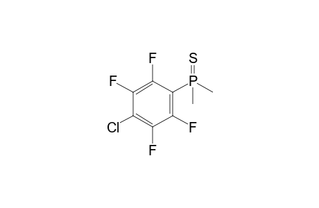 Dimethyl(4-chloro-2,3,5,6-tetrafluorophenyl)phosphane sulfide