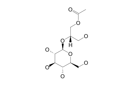 (2S)-1-O-ACETYL-2-O-BETA-D-GLUCOPYRANOSYL-SN-GYCEROL