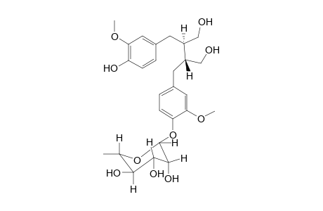 Secoisolariciresinol-4-O-.alpha.-L-rhamnoside