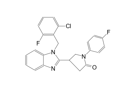 2-pyrrolidinone, 4-[1-[(2-chloro-6-fluorophenyl)methyl]-1H-benzimidazol-2-yl]-1-(4-fluorophenyl)-