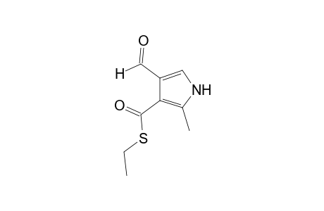 4-formyl-2-methylthiopyrrole-3-carboxylic acid, S-ethyl ester