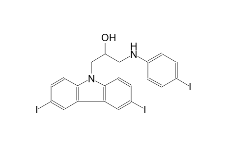 9H-carbazole-9-ethanol, 3,6-diiodo-alpha-[[(4-iodophenyl)amino]methyl]-