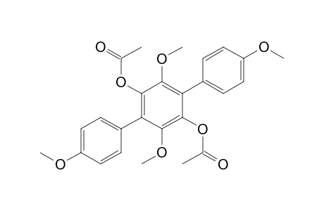 3',4,4'',6'-tetramethoxy-p-terphenyl-2',5'-diyl diacetate