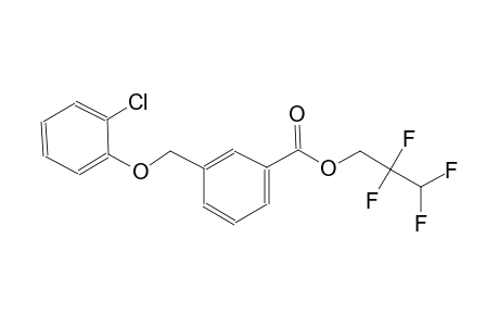2,2,3,3-tetrafluoropropyl 3-[(2-chlorophenoxy)methyl]benzoate