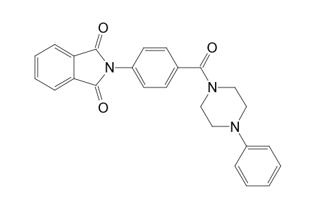 2-[4-(4-PHENYLHEXAHYDRO-1-PYRAZINYLCARBONYL)-PHENYL]-1,3-ISOINDOLINEDIONE