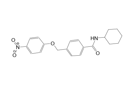 N-cyclohexyl-4-[(4-nitrophenoxy)methyl]benzamide