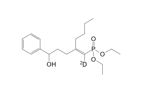(E)-Diethyl 1-deuterio-2-(3-hydroxy-3-phenylpropyl)hex-1-enylphosphonate