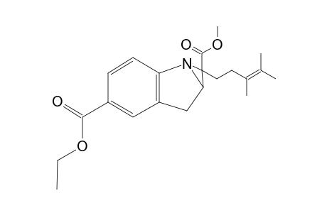 (2S*)-1,2-[(S*)-1-(3,4-Dimethyl-3-pentenyl)-1-(methoxycarbonyl)methylene]-5-ethoxycarbonylindoline