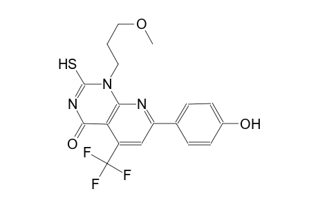 pyrido[2,3-d]pyrimidin-4(1H)-one, 7-(4-hydroxyphenyl)-2-mercapto-1-(3-methoxypropyl)-5-(trifluoromethyl)-