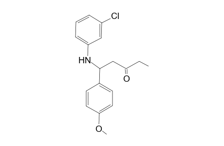 N-{-[.alpha.-(Propanoyl)methyl]-4'-methoxybenzyl}-3-chloroaniline