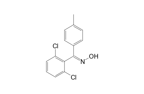 (E)-2,6-Dichloro-4'-methylbenzophenone oxime