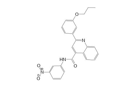 N-(3-nitrophenyl)-2-(3-propoxyphenyl)-4-quinolinecarboxamide