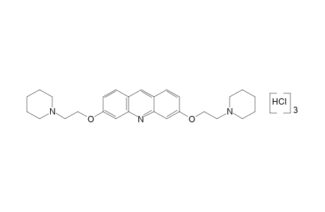 3,6-bis(2-piperidinoethoxy)acridine, trihydrochloride