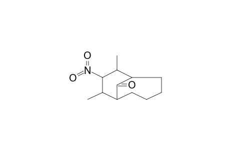 7,9-Dimethyl-8-nitro-10-bicyclo[4.3.1]decanone