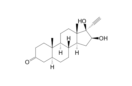 16.beta.,17.beta.-Dihydroxy-5.alpha.,17.alpha.-pregn-20-yn-3-one