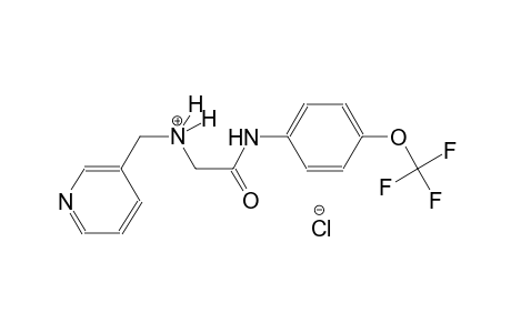 3-pyridinemethanaminium, N-[2-oxo-2-[[4-(trifluoromethoxy)phenyl]amino]ethyl]-, chloride