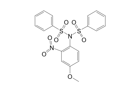 N-(4-METHOXY-2-NITRO-PHENYL)-N-(PHENYLSULFONYL)-BENZENESULFONAMIDE