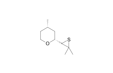 cis-2-(3,3-Dimethylthiiran-2-yl)-4-methyl-tetrahydropyran