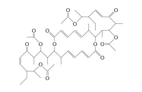 8,16-Bis(7-ethyl-2,8-di-aco-1,3-dime-4-oxo-non-59-dioxa-cyclohexadeca-3,5,1 1,13-tetraene-2,10-dione
