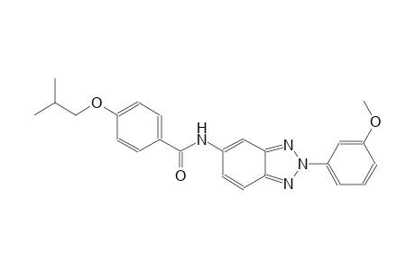 benzamide, N-[2-(3-methoxyphenyl)-2H-1,2,3-benzotriazol-5-yl]-4-(2-methylpropoxy)-