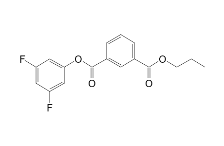 Isophthalic acid, 3,5-difluorophenyl propyl ester