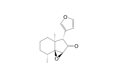 (1aS,3S,3aS,7R,7aS)-3-(3-furanyl)-3a,7-dimethyl-1a,3,4,5,6,7-hexahydroindeno[1,7a-b]oxiren-2-one