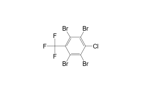Benzene, 1,2,4,5-tetrabromo-3-chloro-6-(trifluoromethyl)-