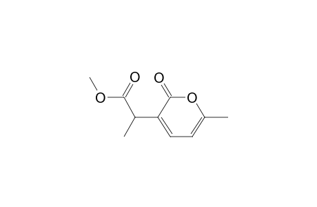 6-Methyl-3-[1-(methoxycarbonyl)ethyl]-2H-pyran-2-one
