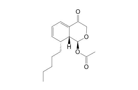(1S,8R,8aR) 4-oxo-8-pentyl-3,4,8,8a-tetrahydro-1H-isochromen-1-yl acetate