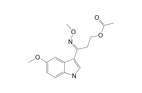 1-ACETYL-3-(5-METHOXY-1H-3-INDOLYL)-3-OXOPROPANE-O-METHYL-OXIME